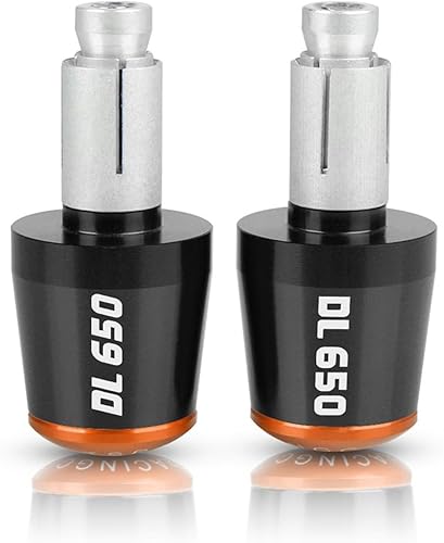 Miniatura 10 de Para Suzuki DL650 V-Strom Vstrom 650 DL 650 2013 2014-2018 Accesorios de motocicleta 22MM Manillar mano Grips mango barra extremo tapa (color negro