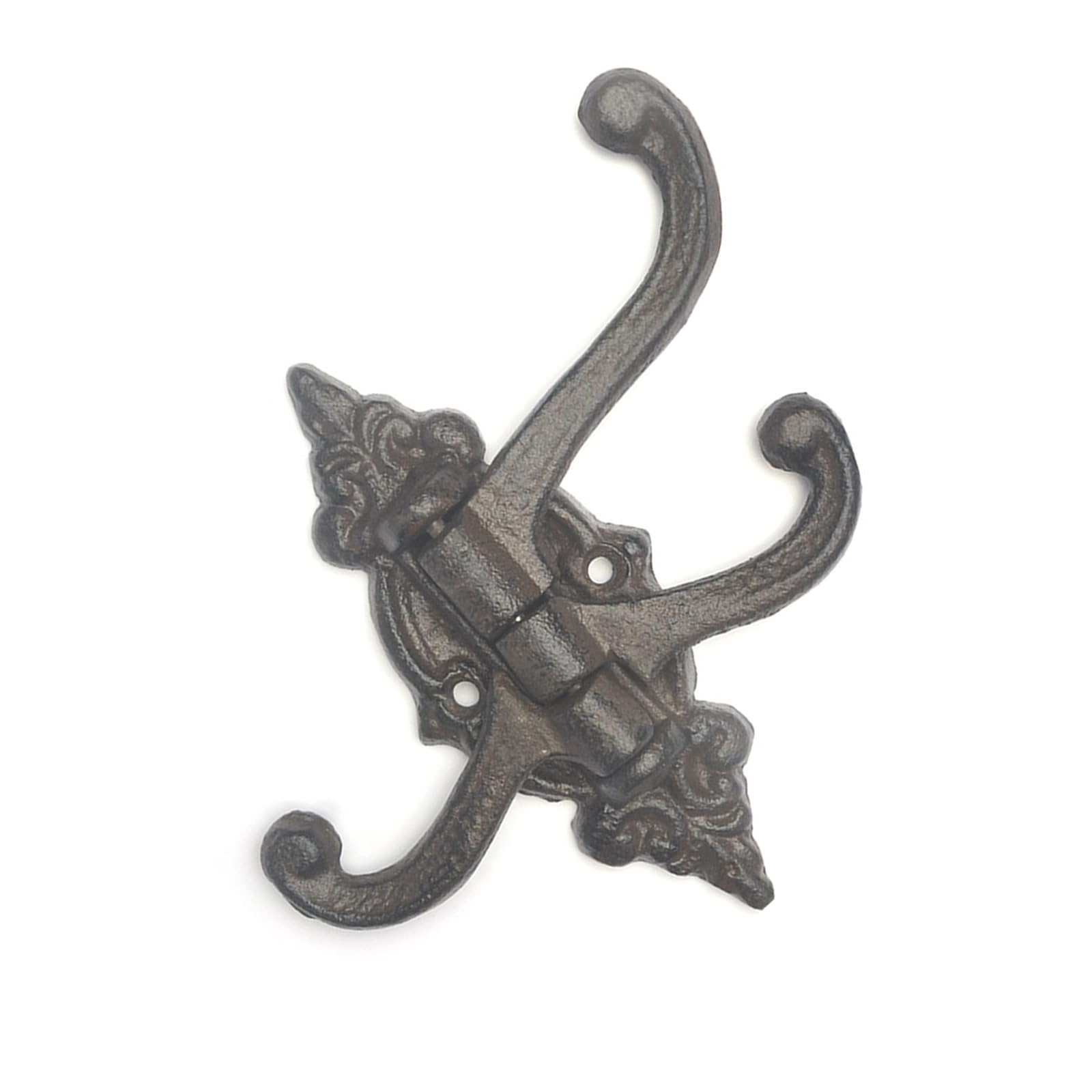 Kaeltsyn B Cast Iron Wall Mount Hook Adjustable For Storage Solution Easy Assembly Home Decoration For Hanging