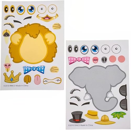 Miniatura 3 de 12 pegatinas Make-a-Zoo, selva de animales