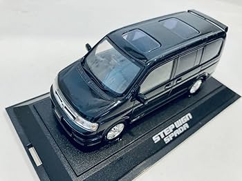 引*。様 Honda STEP WGN SPADA ミニカー 黒 1/43 Hobby Japan 1/43 Honda STEP WGN e:HEV SPADA Twilight Mist