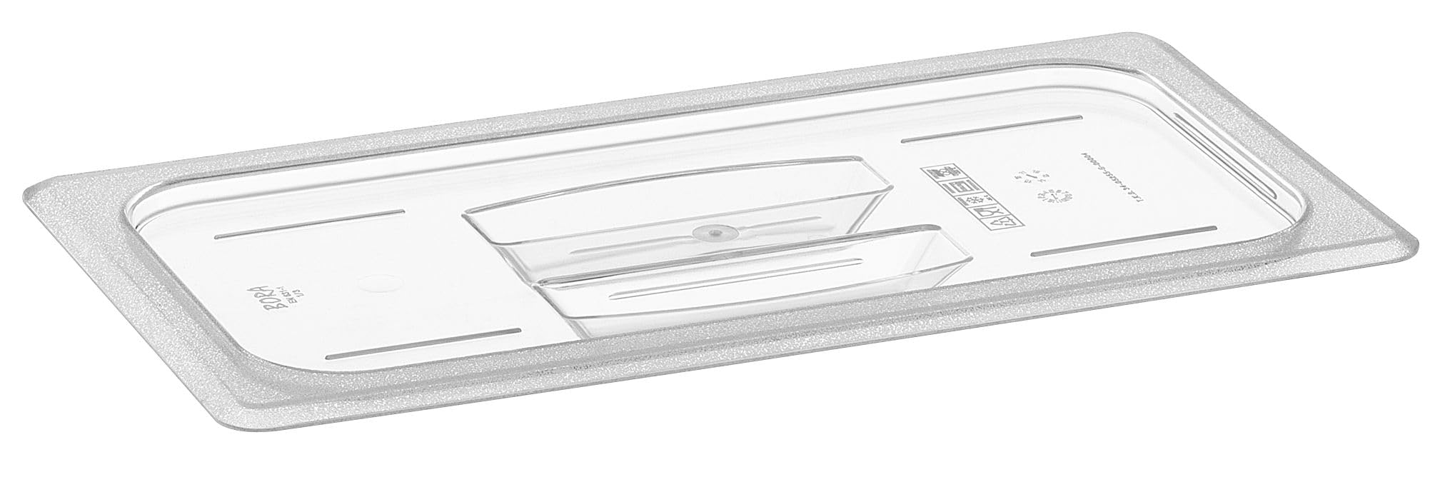 1/3 Dikdörtgen PC Gastronom Küvet Kapak 325x176x10