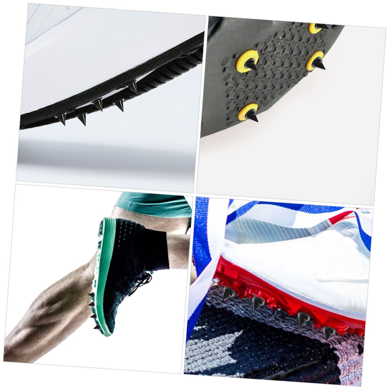 UKCOCO Scarpe Da Perno Per Atletica Leggera Picchi Di Pista Picchi Sostitutivi Punte Da Sprint All'aperto Punte Da Corsa Per Pista Traccia Sostitutiva Acciaio