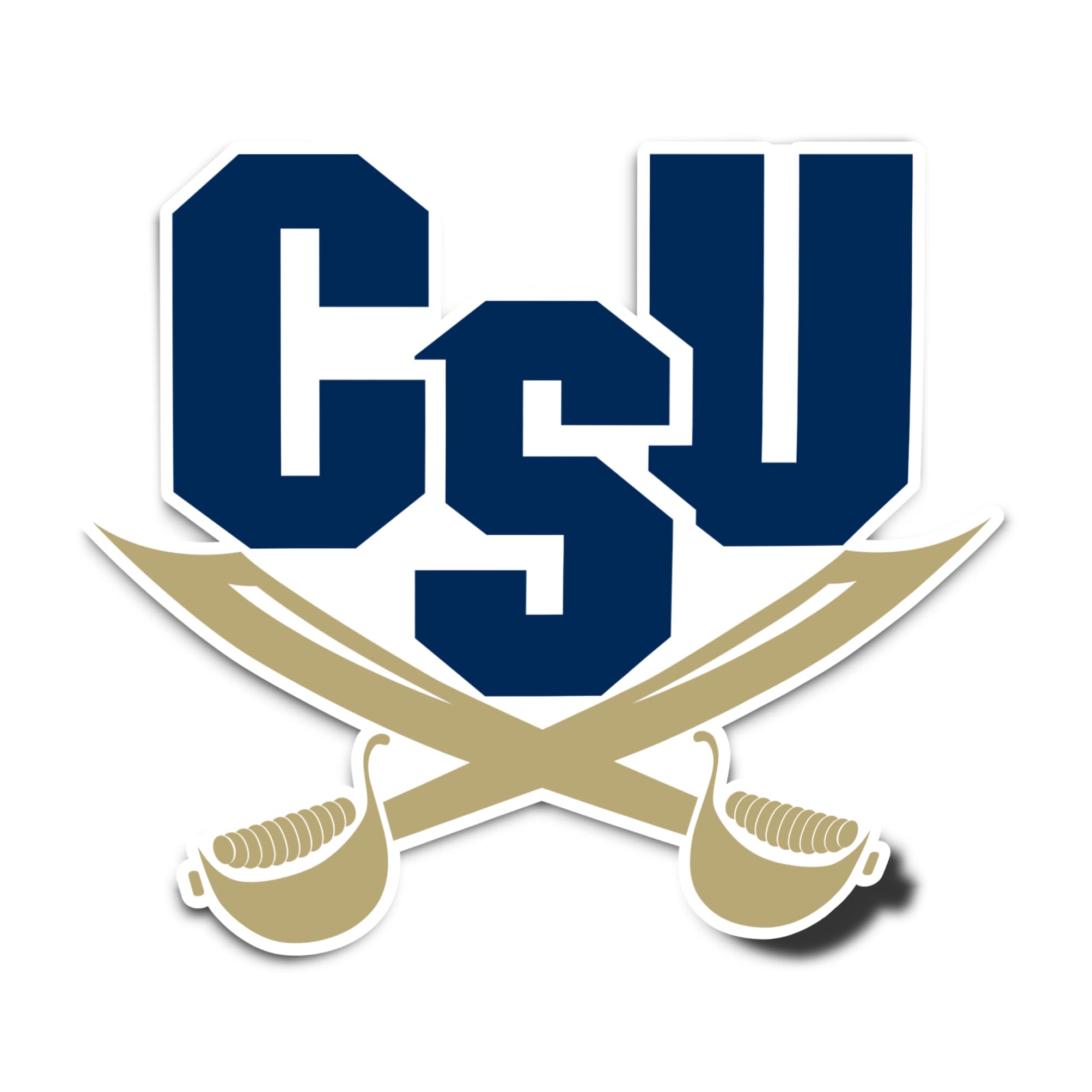 Desert Cactus Charleston Southern University Sticker CSU Buccaneers Vinyl Decal Laptop Water Bottle Car Scrapbook (IND 00002)