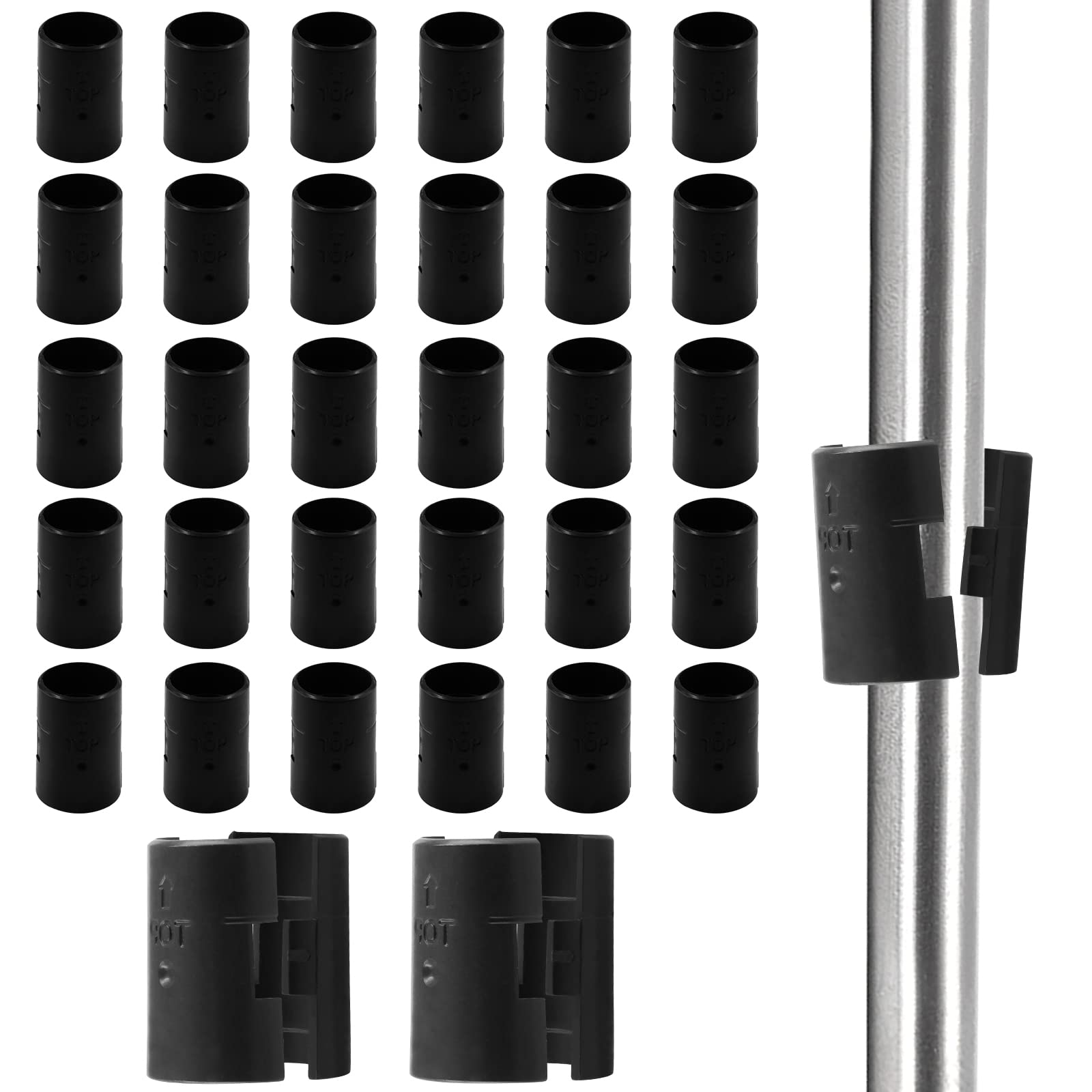 Wire Shelf Clips - 72 Pack -10