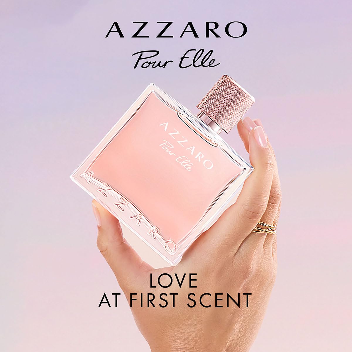 Azzaro, Pour Elle Eau de Parfum, Fragancia Floral Frutal Amaderada, con Notas de Limón, Rosa y Sándalo, para Mujer, Aporta Frescura, Feminidad y Calidez Envolvente, 100ml