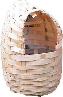 Hummingbird Nesting House - Hanging Bird Nesting Boxes | Hand Woven Bird Nesting, Outdoor Bird Nest Box for Finch Canary Chickadee, Garden Gifts Sesoanger