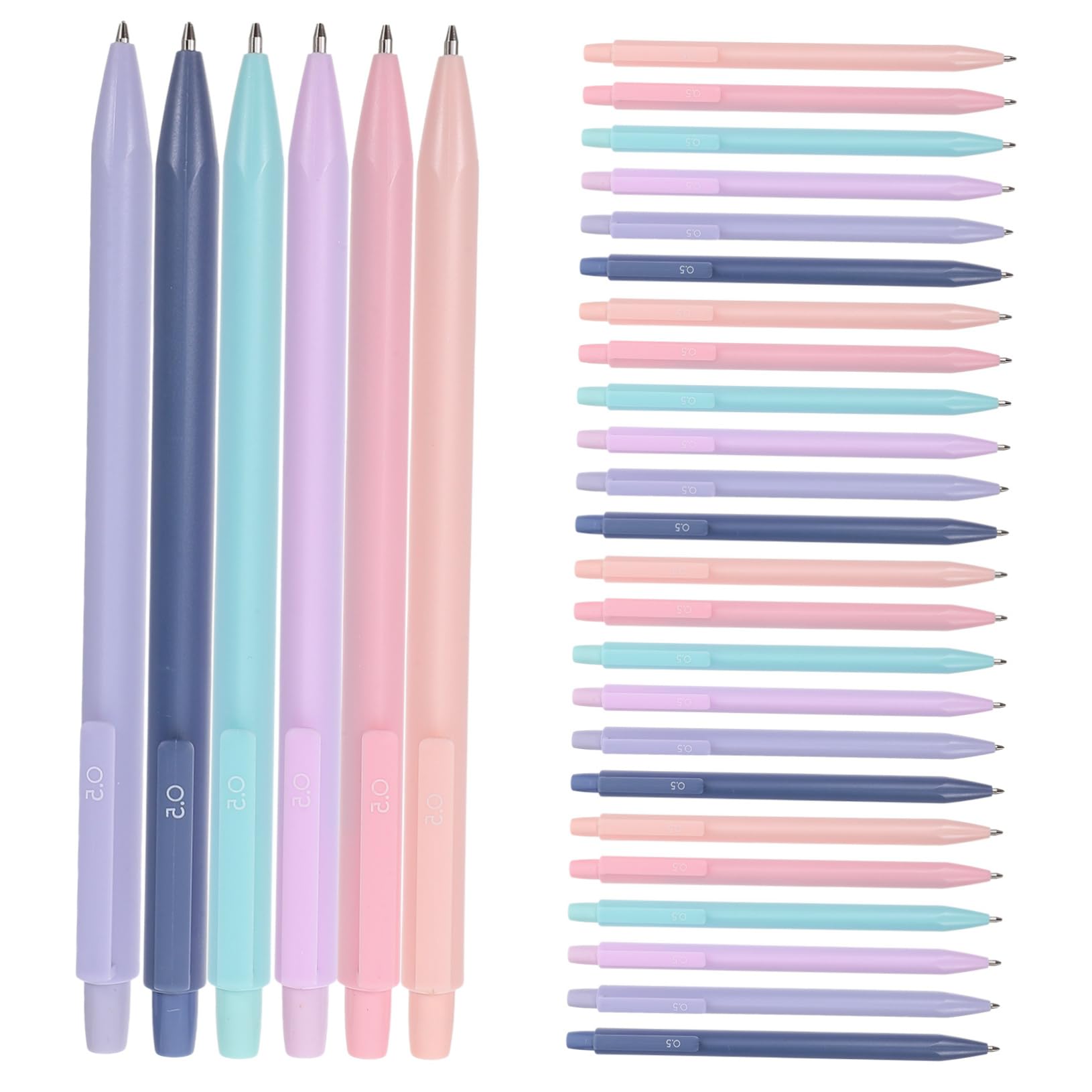 Angoily 3 Set Matite Meccaniche Automatiche Colorate Per Studenti Impugnatura Ergonomica Antiscivolo Design Per Scrittura E Ricaricabili E Facili Usare 30 Pezzi*3