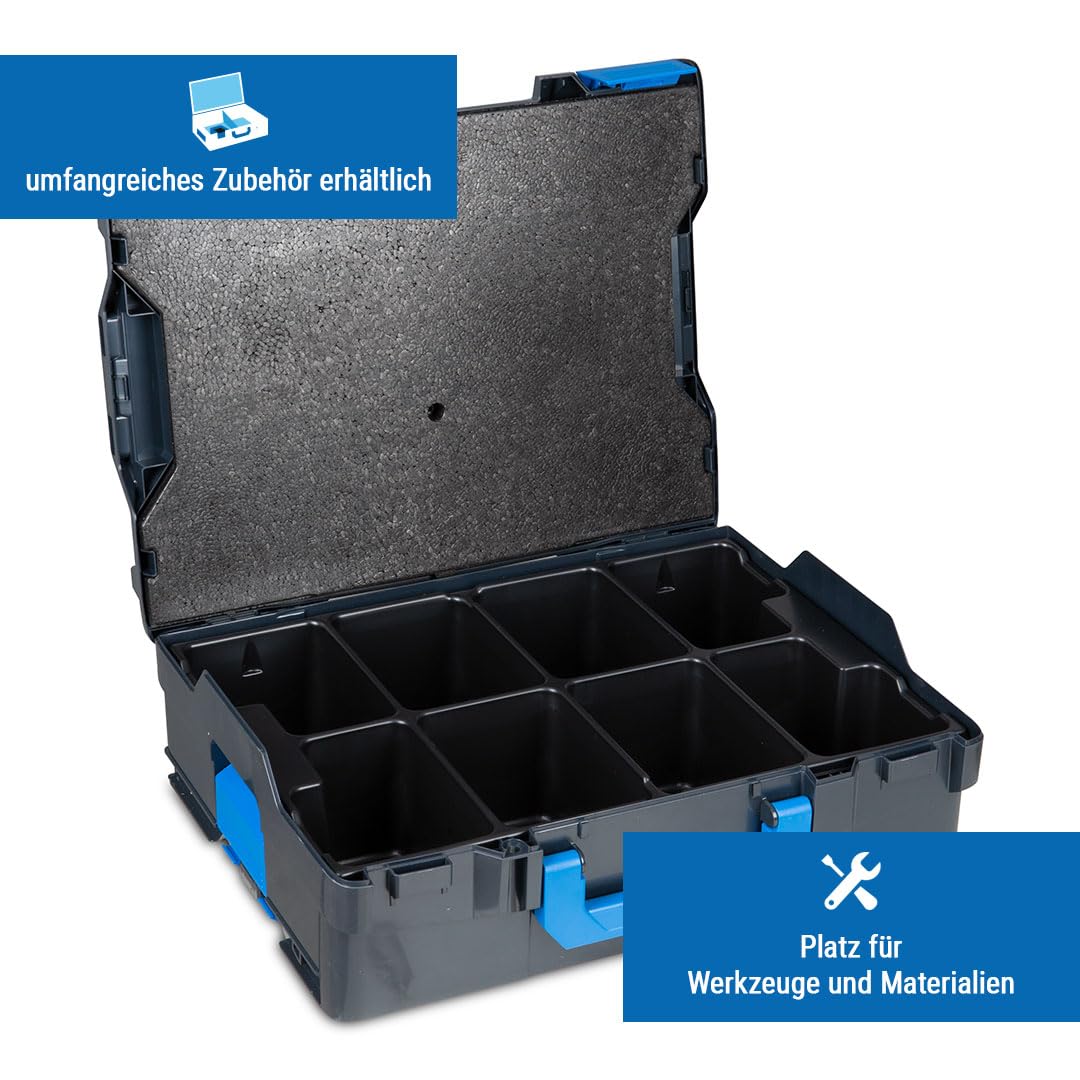Sortimo L-BOXX 136 G4 con inserto per piccole parti, 8 cavità