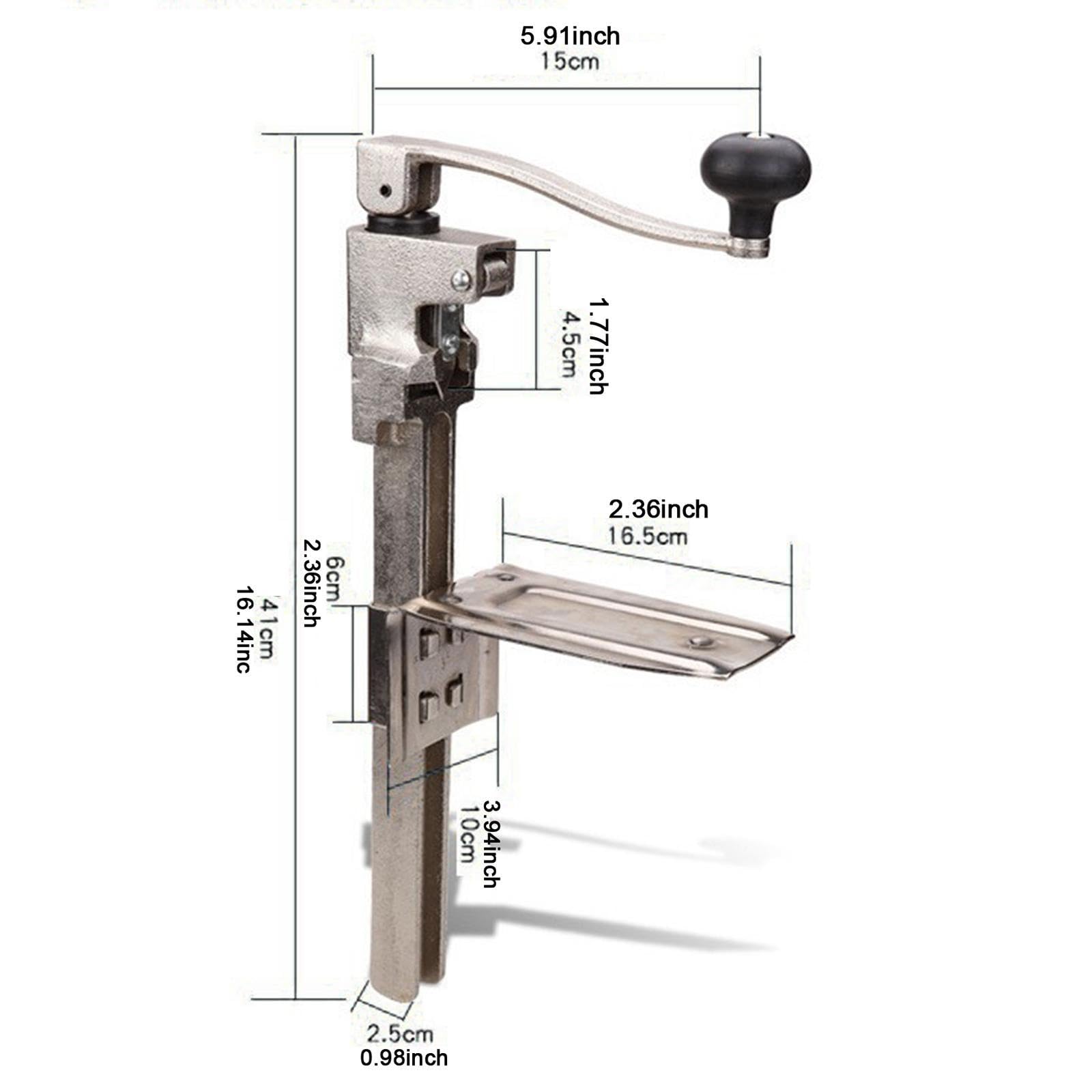 F Fityle Abrelatas Comercial, abrelatas Industrial, Ahorra Mano de Obra, Utensilios de Cocina, eficiente, Profesional, Compacto para cocinas de hoteles, 41cm
