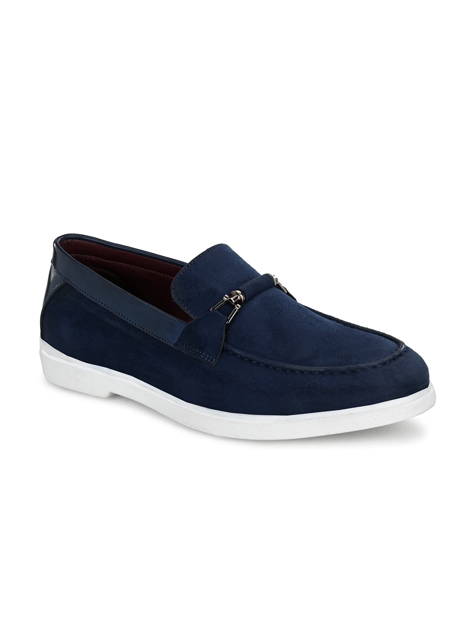 San Frissco Mens Loafers Suede Casual Shoes for Daily Use/Waterproof Slip-On Loafers with Comfortable Cushioned Footbed/Stylish Lightweight Shoe - 10 (Blue) (B0D6D367QY) Amazon Price History, Amazon Price Tracker