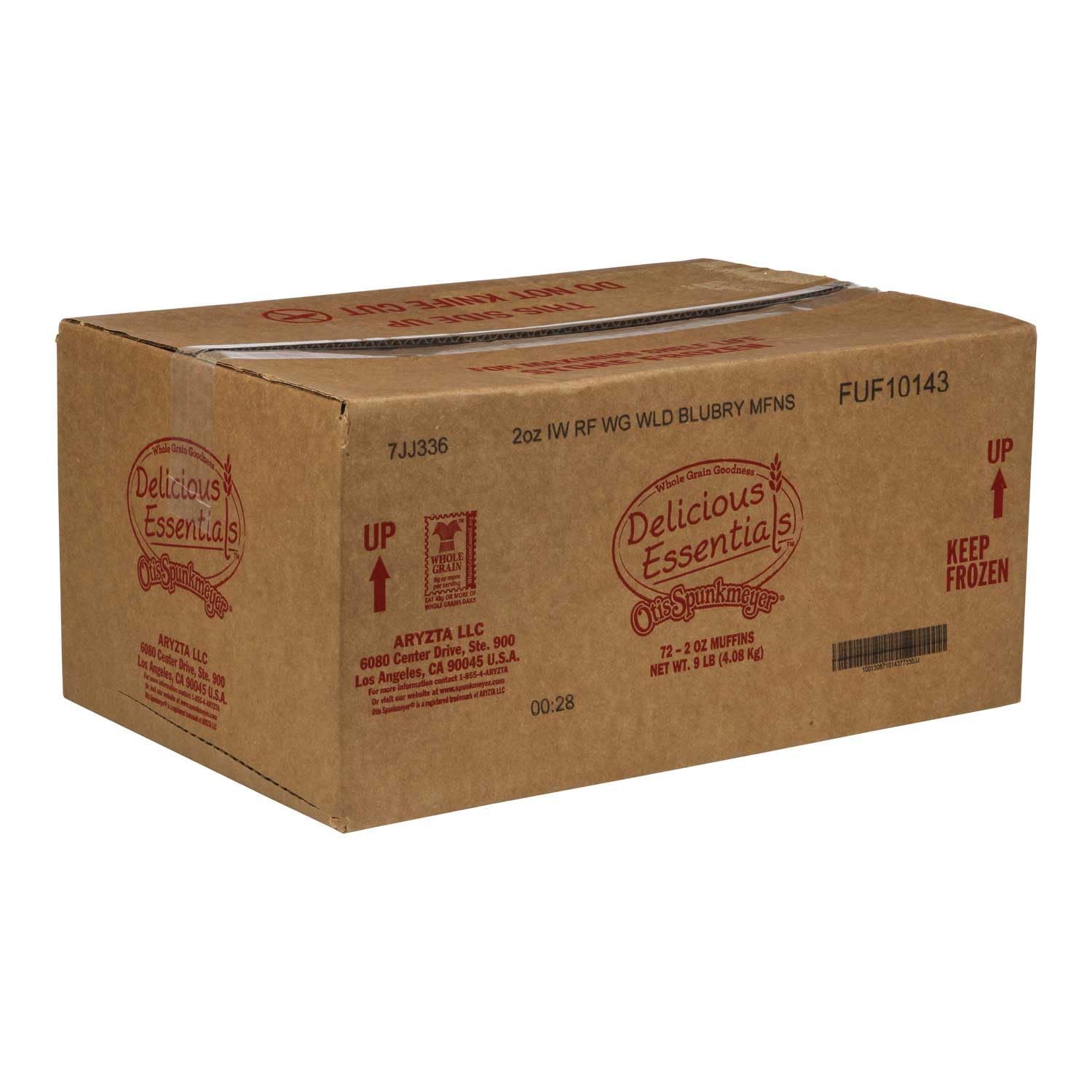 Whole Grain Wild Blueberry Muffins by Otis Spunkmeyer – Case, Pack of 72