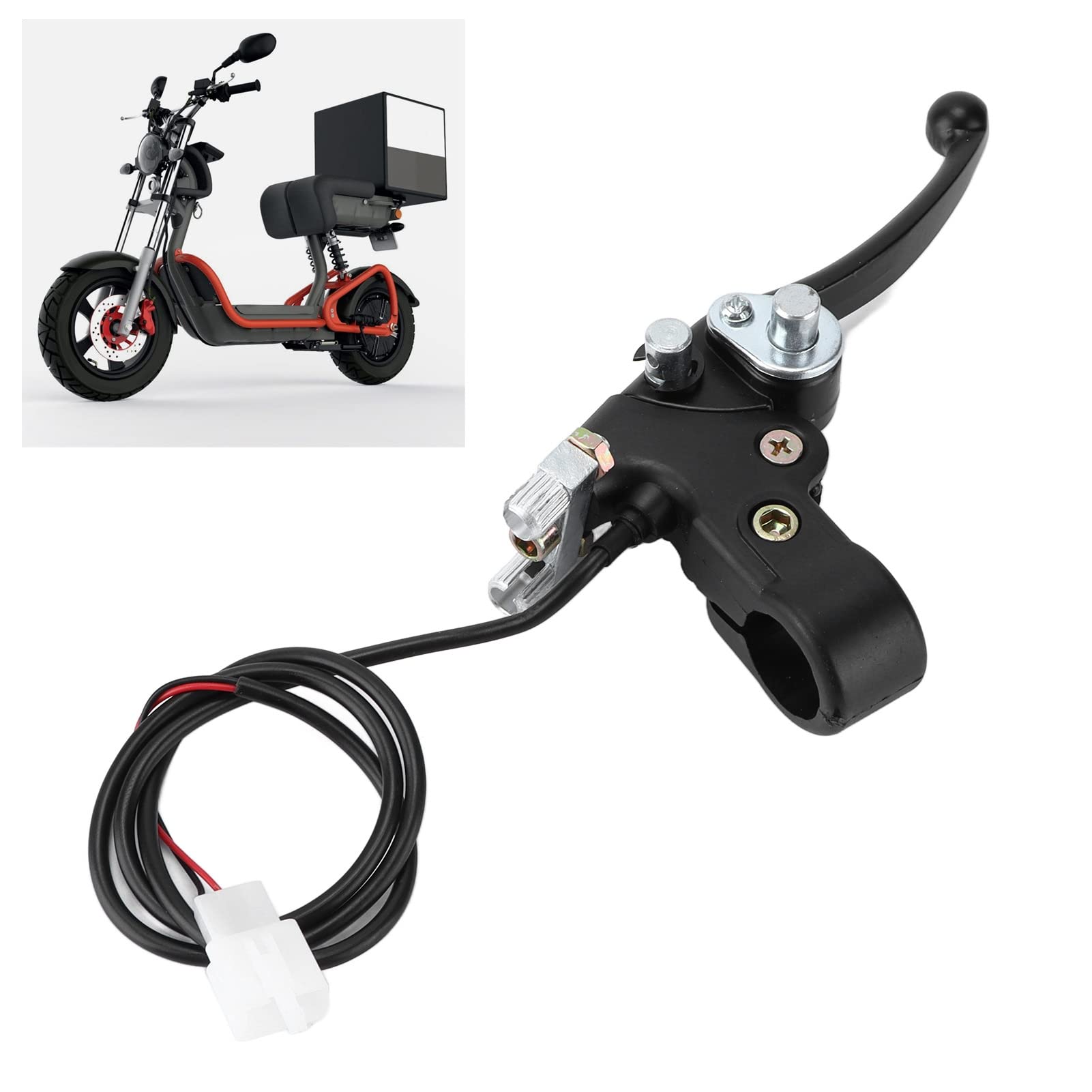 Prawa Dźwignia Hamulca, Fydun 22mm Uniwersalny Dźwignia Sprzęgła Motocykla Uchwyt Hamulca Okoń z Kablem dla 2-suwowych 47CC 49CC Mini Quad ATV