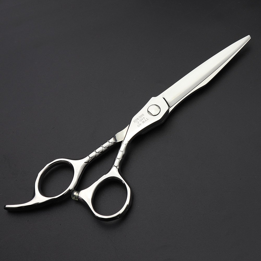 Japan 440C hair salon studio hairdresser styling professional tool set fashion 6.0 inch hair cutting scissors + thinning scissors (Cutting Scissors) - Image 3