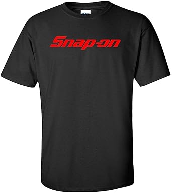 Classic Snap On Tools Tee Shirt Men S Round Neck Short Sleeves Cotton T Shirt In Black Mechanics Auto Parts Racing Nascar Professional Wrenches Amazon Co Uk Clothing