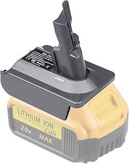Replacement for Dyson V7 Battery, DW20V7 Battery Adapter for Dewalt 20V Batteries Work for SV11 V7 Motorhead Pro Trigger Animal Car+Boat Fluffy for Dyson V7 Vacuum Cleaner(Only Adapter)