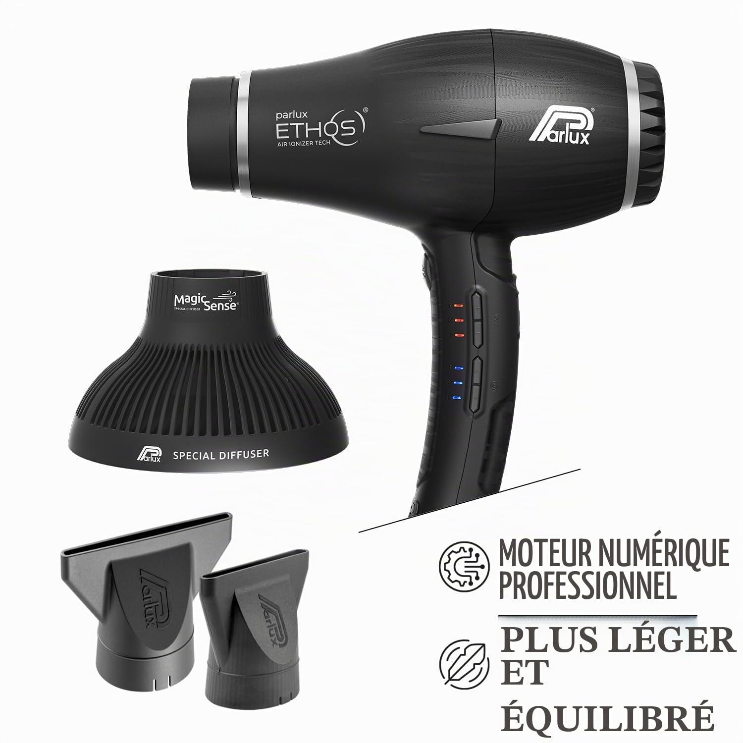 Parlux Ethos Noir avec Magic Sense