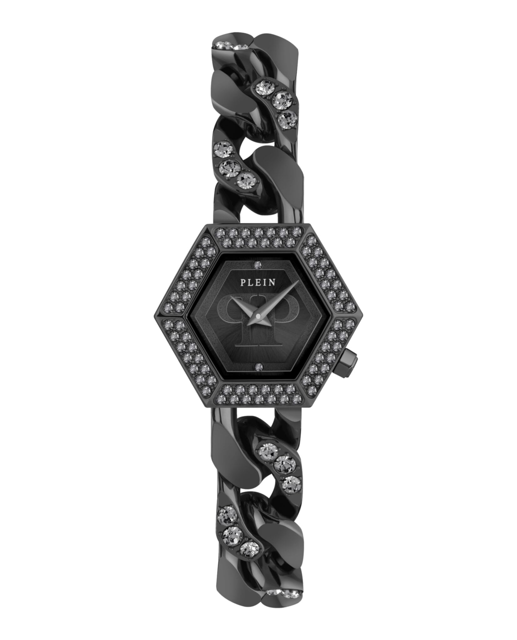 Philipp Plein Women Analogue Quartz Watch The Hexagon Groumette