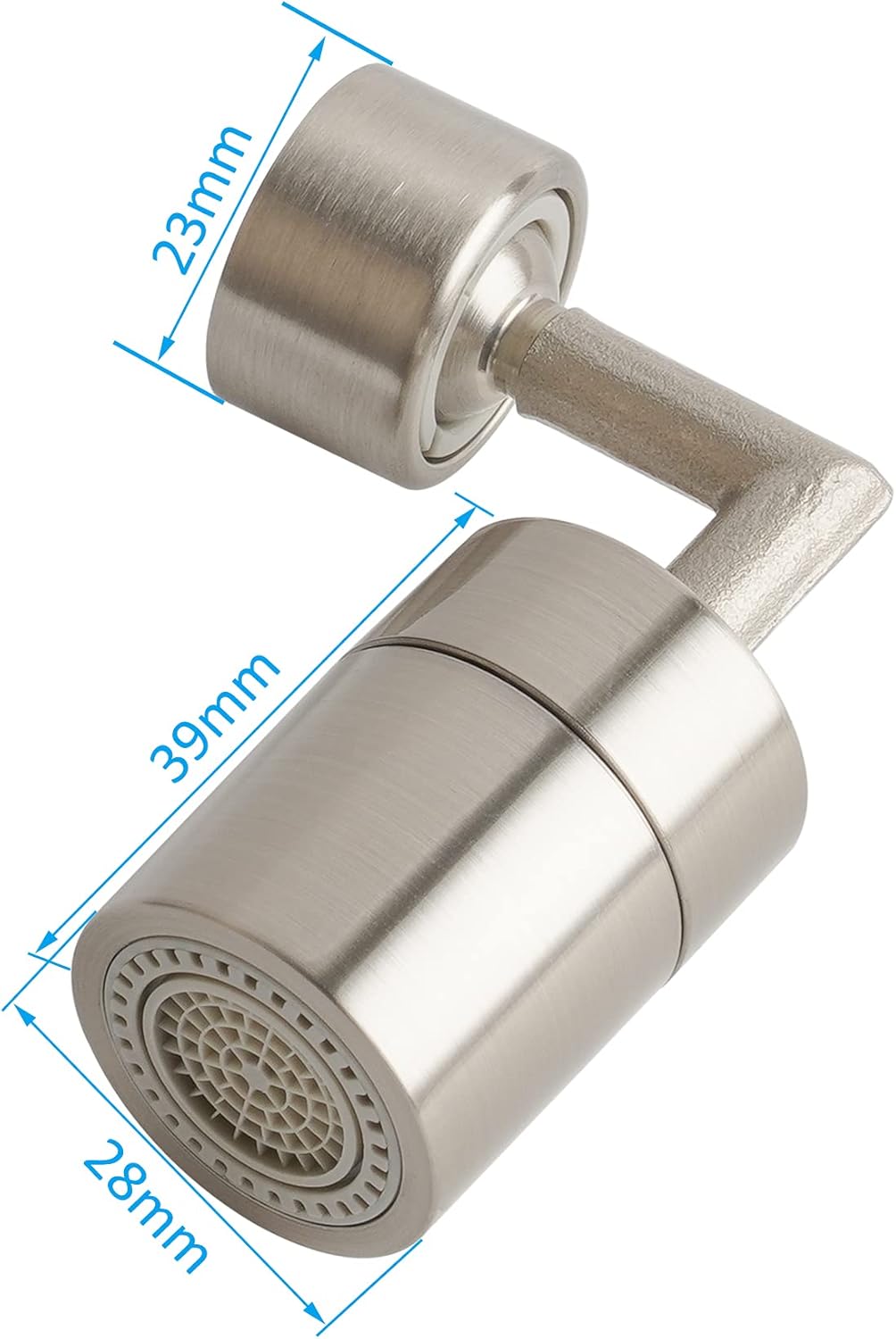 Buy Brushed Nickel 720 Rotating Faucet Sprayer Head Universal Splash Filter Faucet 720 Degree Swivel Sink Faucet Aerator For Kitchen Faucet Bathroom Faucet Rotatable Bubbler Aerator Sprayer Attachment Online In Germany B094vb8qd8