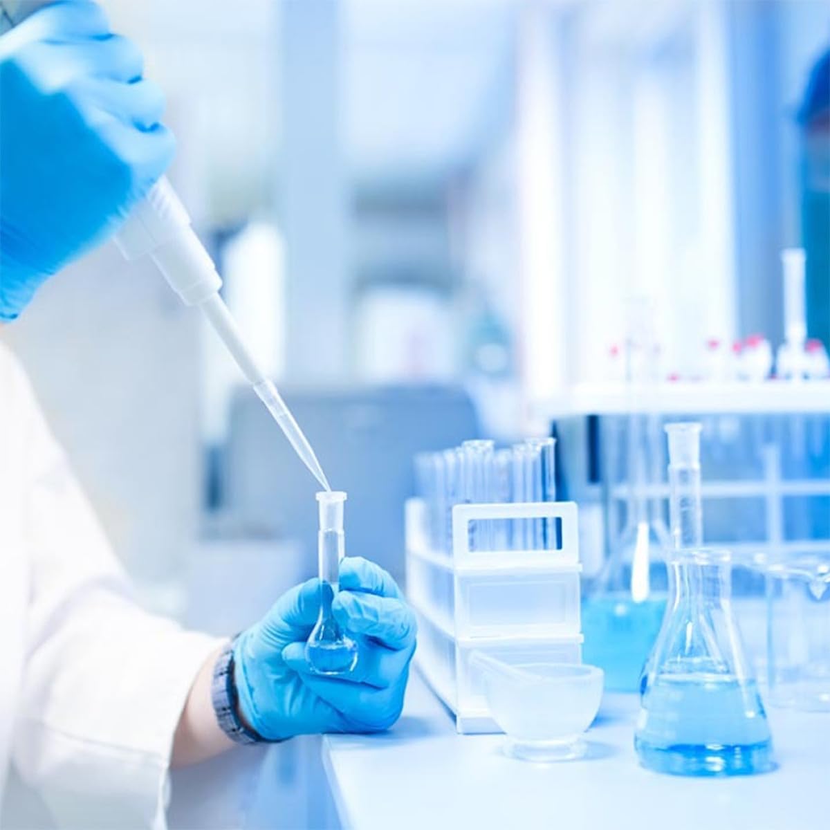 Conjunto de 4 Matraces Cónicos de Vidrio de Borosilicato para Experimentos en Clase de Química Medición Precisa y Diseño Práctico para Estudiantes