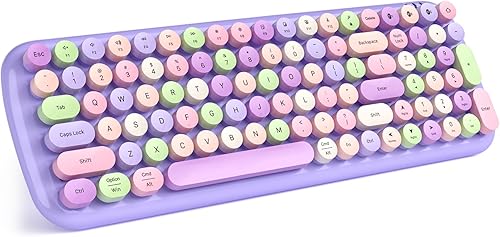 Miniatura 26 de Combo de teclado y mouse inalámbricos MOFII, silencioso, delgado, compacto, USB 2.4G, tamaño completo, teclado y mouse inalámbricos, lindos 110