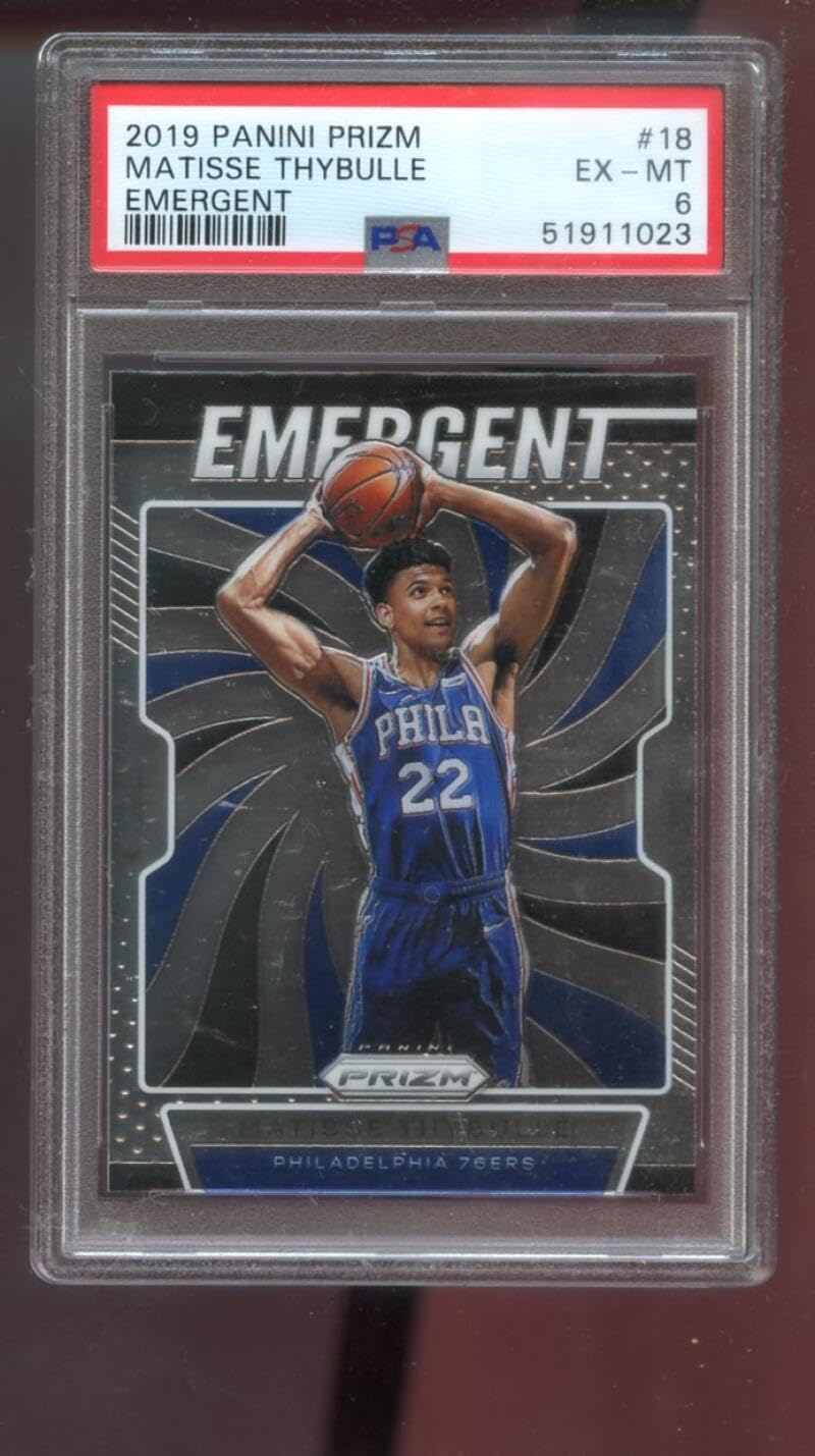 2019-00 Panini Prizm Emergent #18 Matisse Thybulle ROOKIE RC PSA 6 Graded Basketball Card NBA 19-00 2019-2000