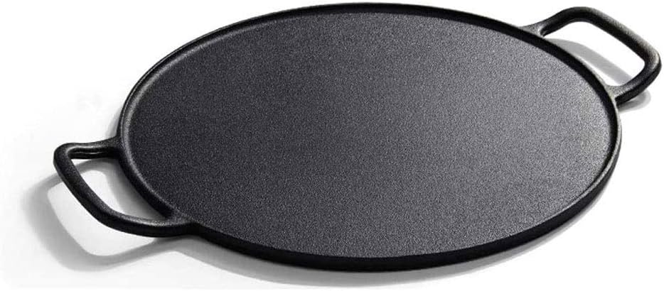 HBJWOV Cast Iron Pan - Black Frying for Kitchen Household Design, Non-stick