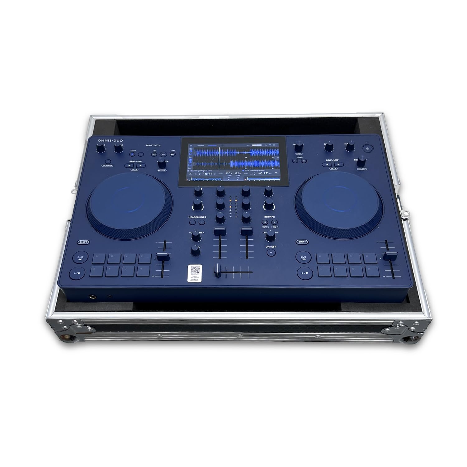 Protekt Custodia per Alpha Theta OMNIS-Duo Plus Series DJ Flight Case CDUO per controller DJ, Nero , 570 x 450 x 230 mm, Custodia per DJ