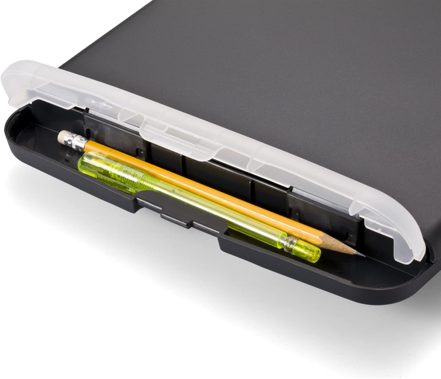 Officemate Scatola portablocco sottile, color carbone (833030), confezione da 6