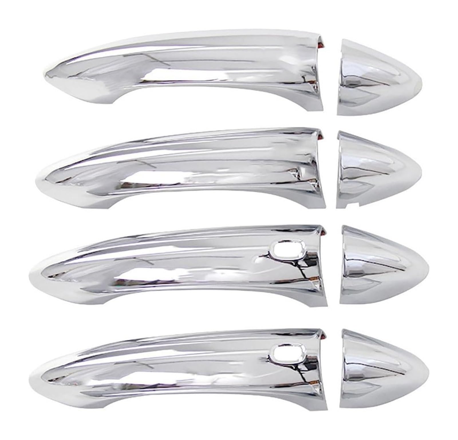 Ysbvblrmrv Electroplating Car Outside Door Handle Cap For Buick For Verano 2015-2021 Holeless Dual Smart Door Handle Decorative Cup Scratch-Resistant Modification Anti(Electroplating)