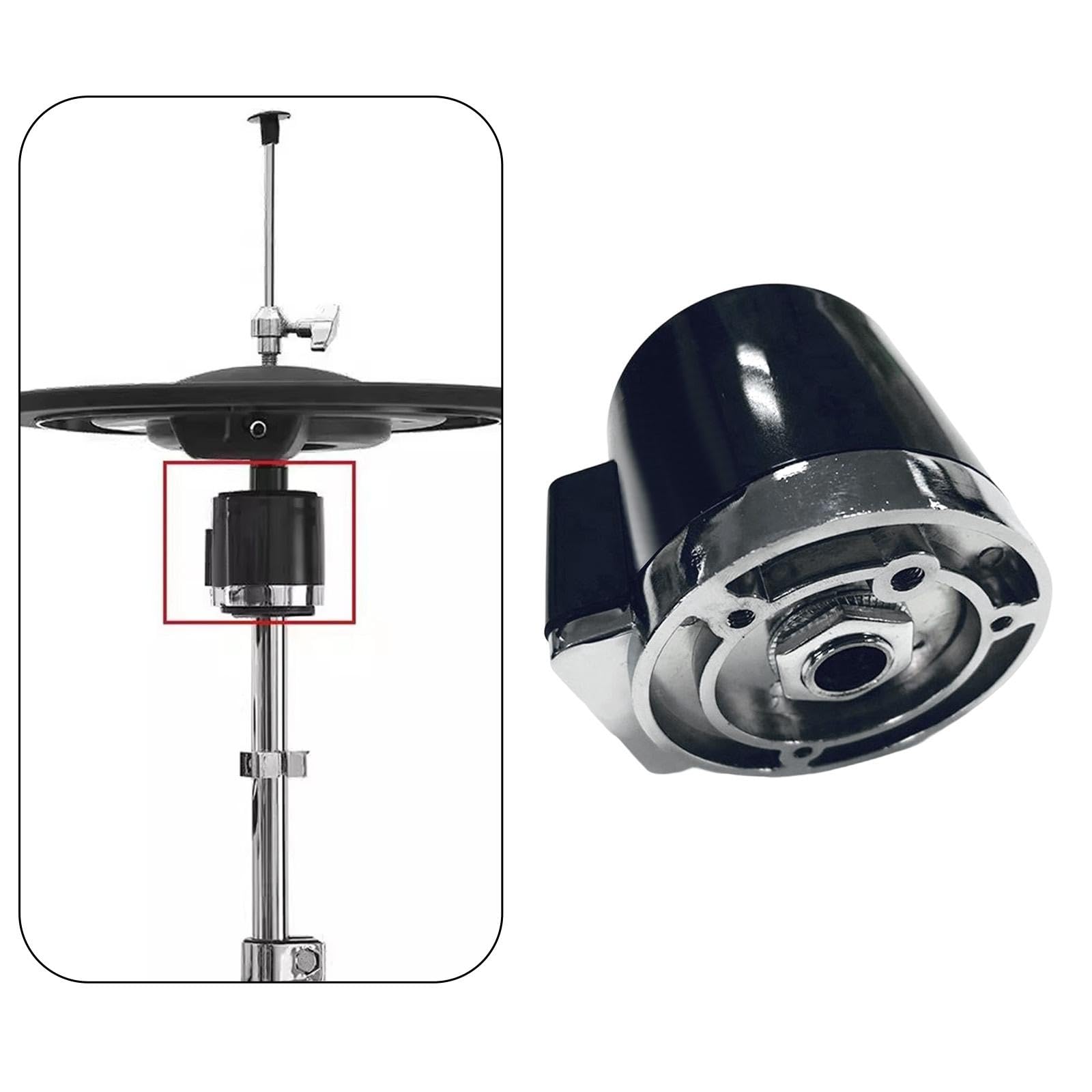 Controller per Piatti Hi-Hat per Batteria Elettronica, Accessori per Charleston in Metallo, Diametro 10 Cm, Offre Prestazioni E Reattive per Batteristi Di Tutti I Livelli