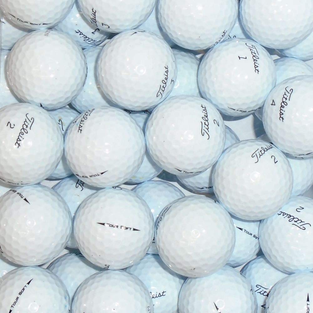 TITLEIST 24 Tour Soft Golf Balls - Pearl/Grade A used Lake Balls