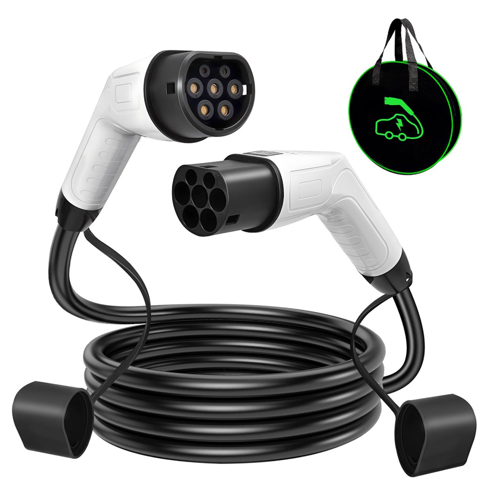 BEALIFE Cavo di Ricarica Facile da Usare per Veicoli, 5M 32A 22KW Bianco 3p