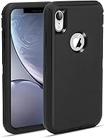 Vista 1 de MAXCURY Funda para iPhone XR, funda protectora de cuerpo completo resistente con absorción de golpes para iPhone 10R, parachoques de PC duro +