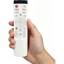 Portable TV Remote Control & Voice Google Assistant with USB Signal Receiver,Supports Bluetooth,Portable Smart TV Remote Control Suitable for Models of OFD,for VLH,for SDYSTVAI Battery Not Included