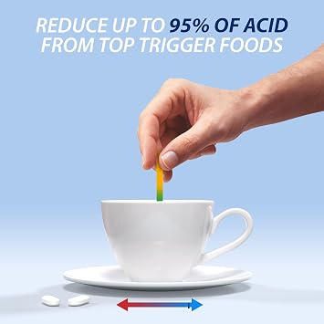 Prelief Acid Reducer Caplets Dietary Supplement, 60 Count | Prelief can reduce up to 95 percent of acrid from trigger foods that can cause discomfort. Drug Free. Dine Worry Free!