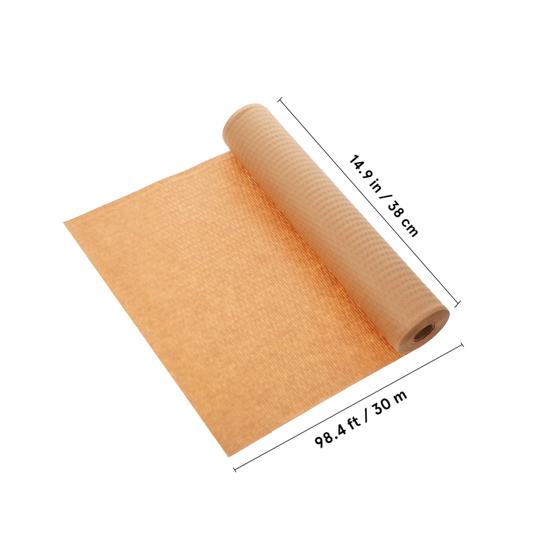 Papier de Remplissage en Nid D'abeille 1 Rouleau Kraft Pliable Robuste | Emballage pour Assiettes et Vaisselle, Usage Colis, Format Rouleau Unique