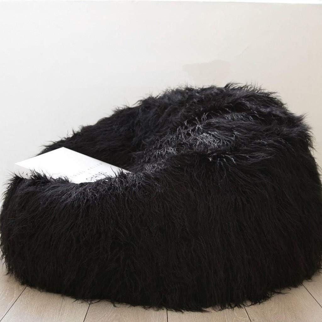 Bean Bag Lounger, Elegant and High Warm Soft Beanbag Sofa Cushion(D)