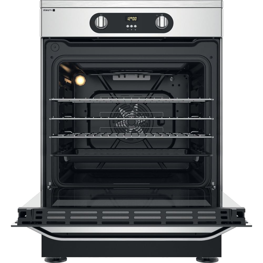 Cucina elettrica a libera installazione Hotpoint: 60 cm, - HS68IQ8CHX/E