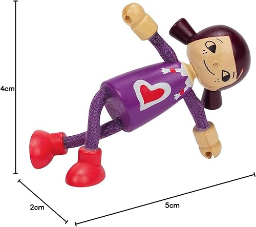 Vista 7 de Hape Muñeca hija de madera moderna de la familia