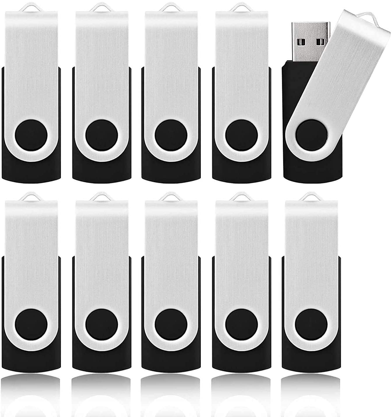 KOOTION Pendrive 32GB 3.0 USB Flash Drive 32GB 3.0 - Set of 10 USB 3.0 Flash Drive - Black