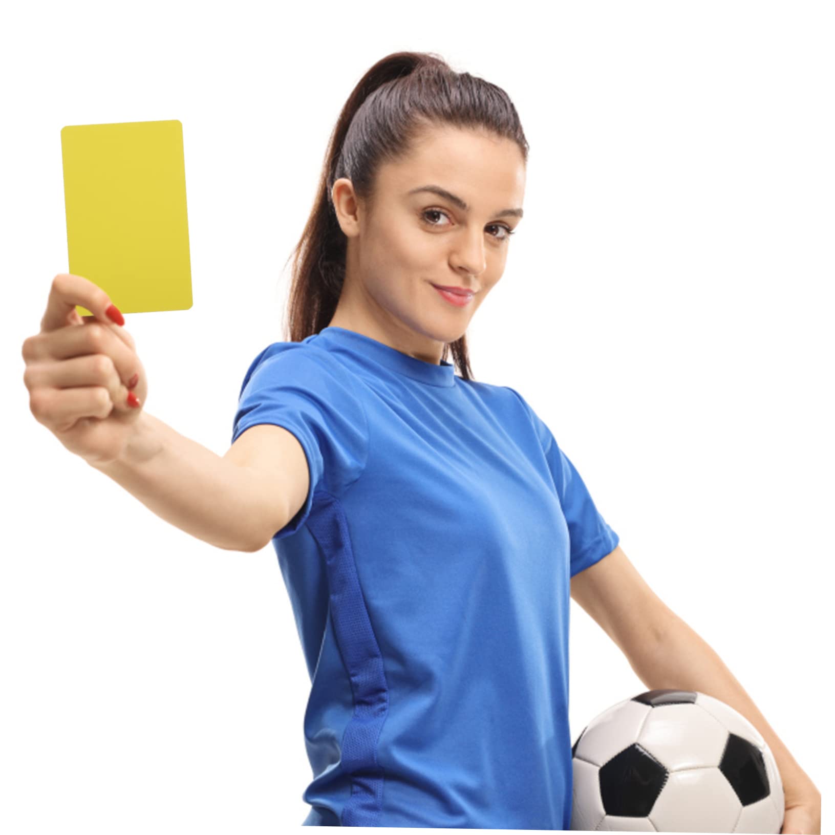 KICHOUSE Soccer Referee Accessory Set 10pcs Red Yellow Cards Scorecard Referee Pad Cards Multi-Function Kit