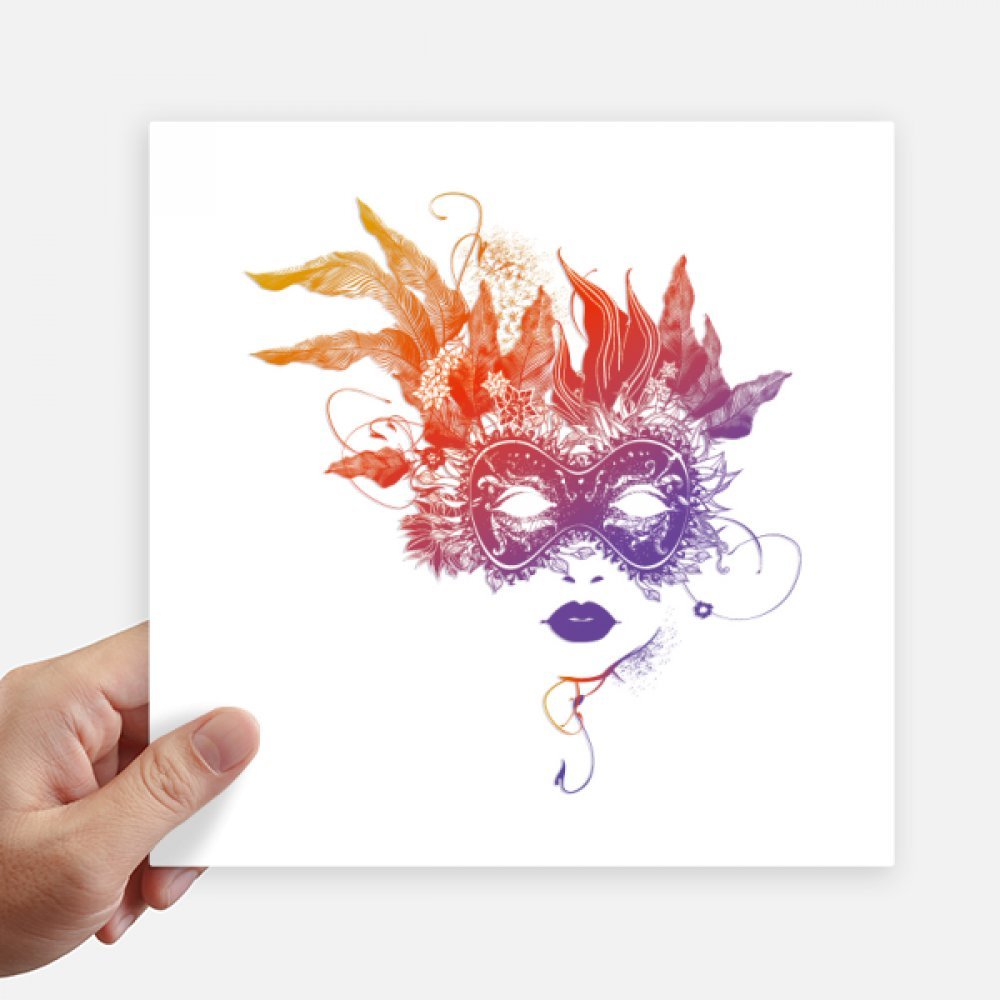 Máscara de Carnaval de Venecia stickers para decorar tu pared y personalizar tu portátil