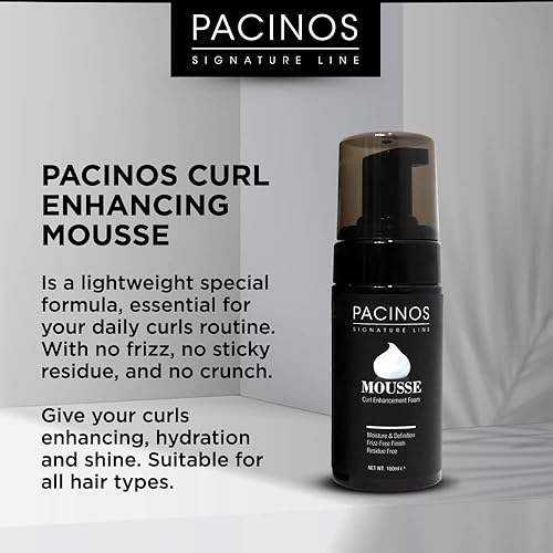 Miniatura 3 de Pacinos Signature Line - Mousse para realzar los rizos fijación ligera y media, brillo bajo, espuma hidratante y voluminizadora para todo tipo de
