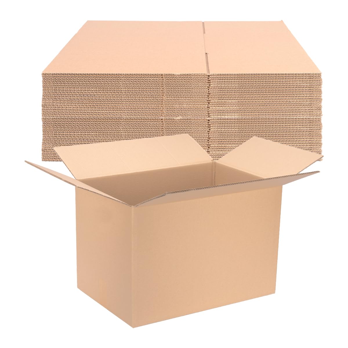 verpacking Caja de cartón plegable con orificios para agarrar, 600 x 400 x 400 mm, 2 ondulaciones, eje BC KK 107G (dimensiones interiores 585 x 385 x 380 mm), 10 unidades