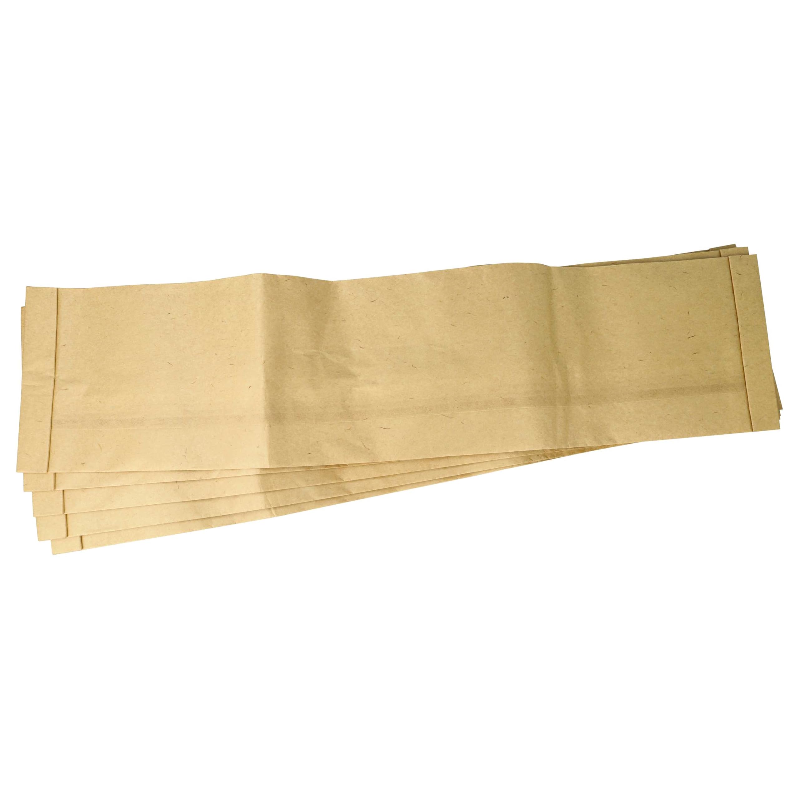 vhbw 50 x worek na kurz zamiennik do Ecolab 10009747 do odkurzacza - 63 cm x 15 cm brązowy