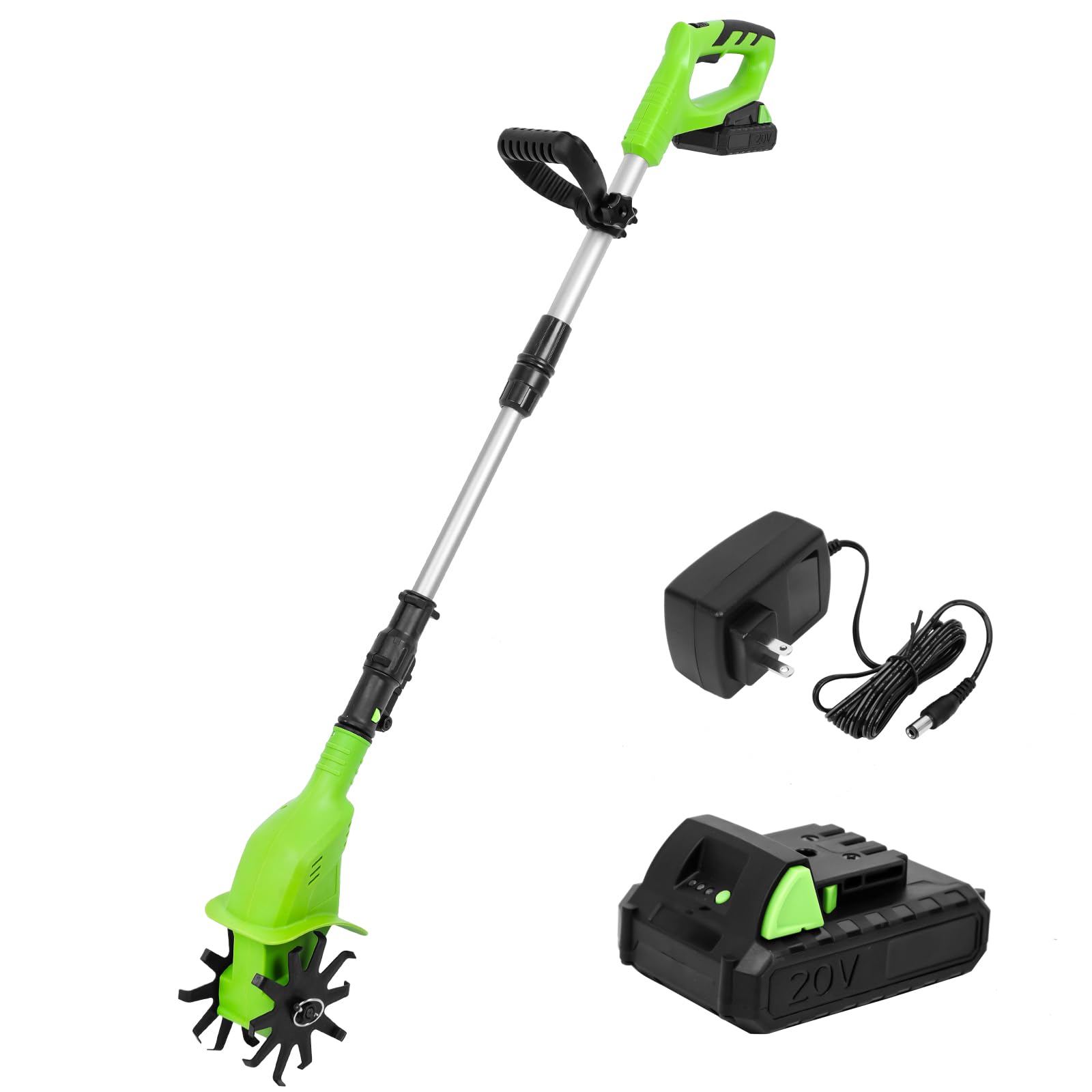 Amazon | HOCANFLO コードレス耕運機 20Vバッテリー 280回転/分 パワー 