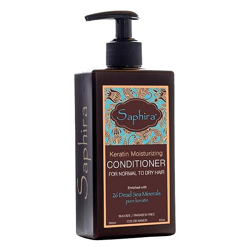 Saphira Mineral Moisturizing Conditioner, Hydrating Deep Conditioner for Dry, Damaged, Bleached and Color-Treated Hair, Sulfate-Free, Paraben-Free,