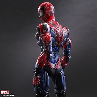 MARVEL UNIVERSE VARIANT PLAY ARTS Kai Spider-Man PVC painted movable figure Parallel import