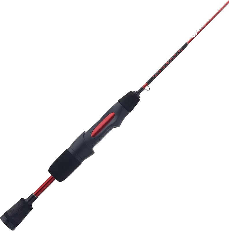 Ugly Stik Caña giratoria de carbono para hielo de 40 pulgadas, caña de pescar de 1 pieza, potencia de caña media pesada, clasificación de línea de 6 a 10 lb