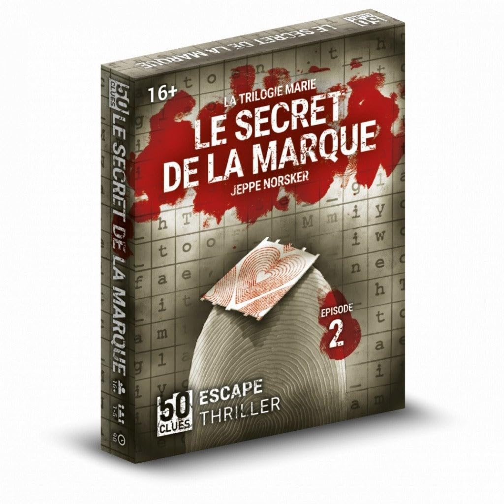 Blackrock 50 Clues: Season 2 - The Mary Trilogy - French Version NOR014SA, Grey / Red - Image 4